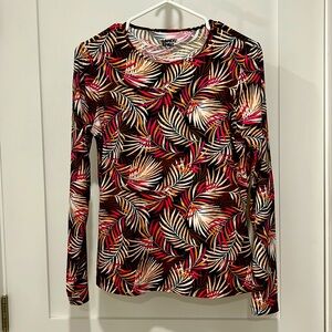 Lands end long sleeves swim top